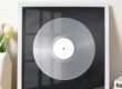 vinyl records decorative frame